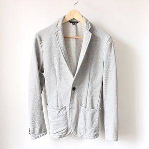 Sweatshirt fleece heather gray blazer